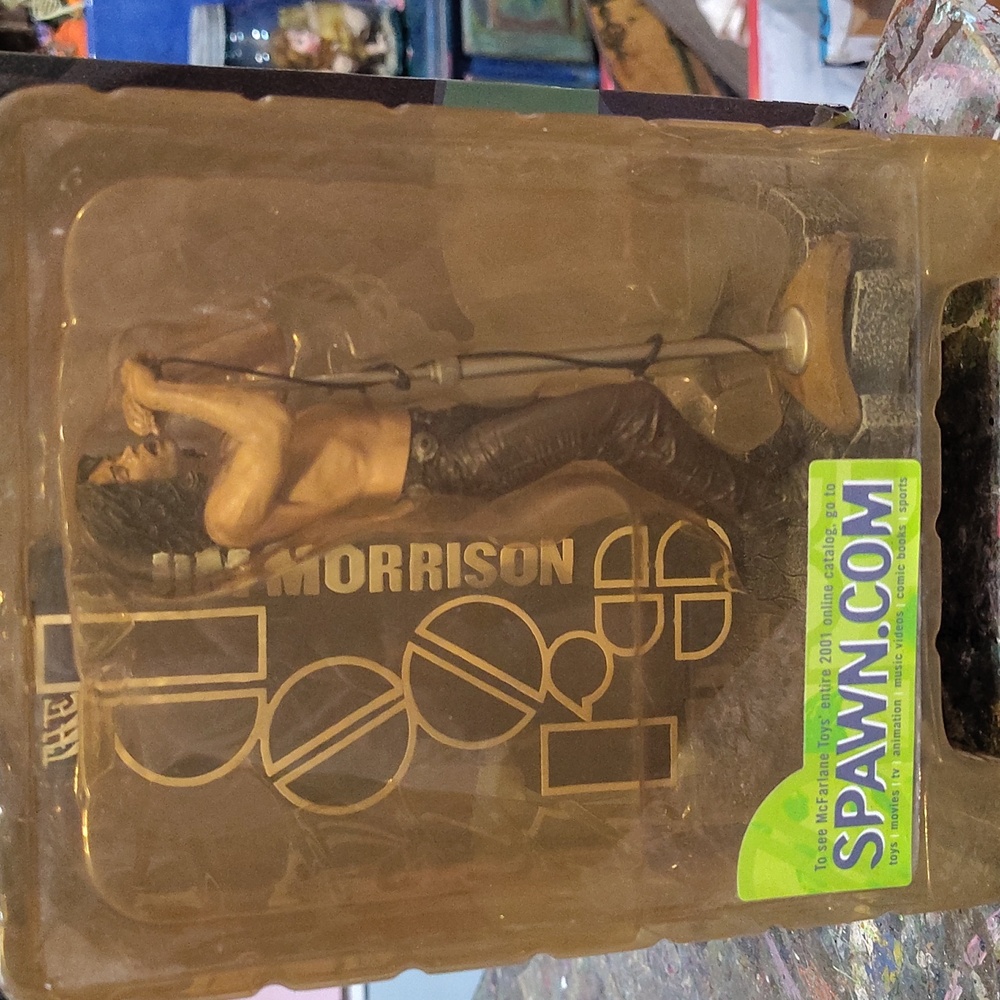Jim Morrison Action Figure - The Doors Collectible in Brown
